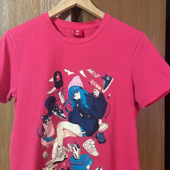 3️⃣ for 1️⃣5️⃣  Bibisama Apparel Otaku "Hype"  Japanese Anime Rosey Red Girl's - Picture 2 of 5